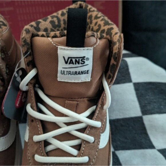 Vans UltraRange Exo Mte 1 High Women 5 Brown White Leopard UltraCush GF 112025 - Picture 4 of 14